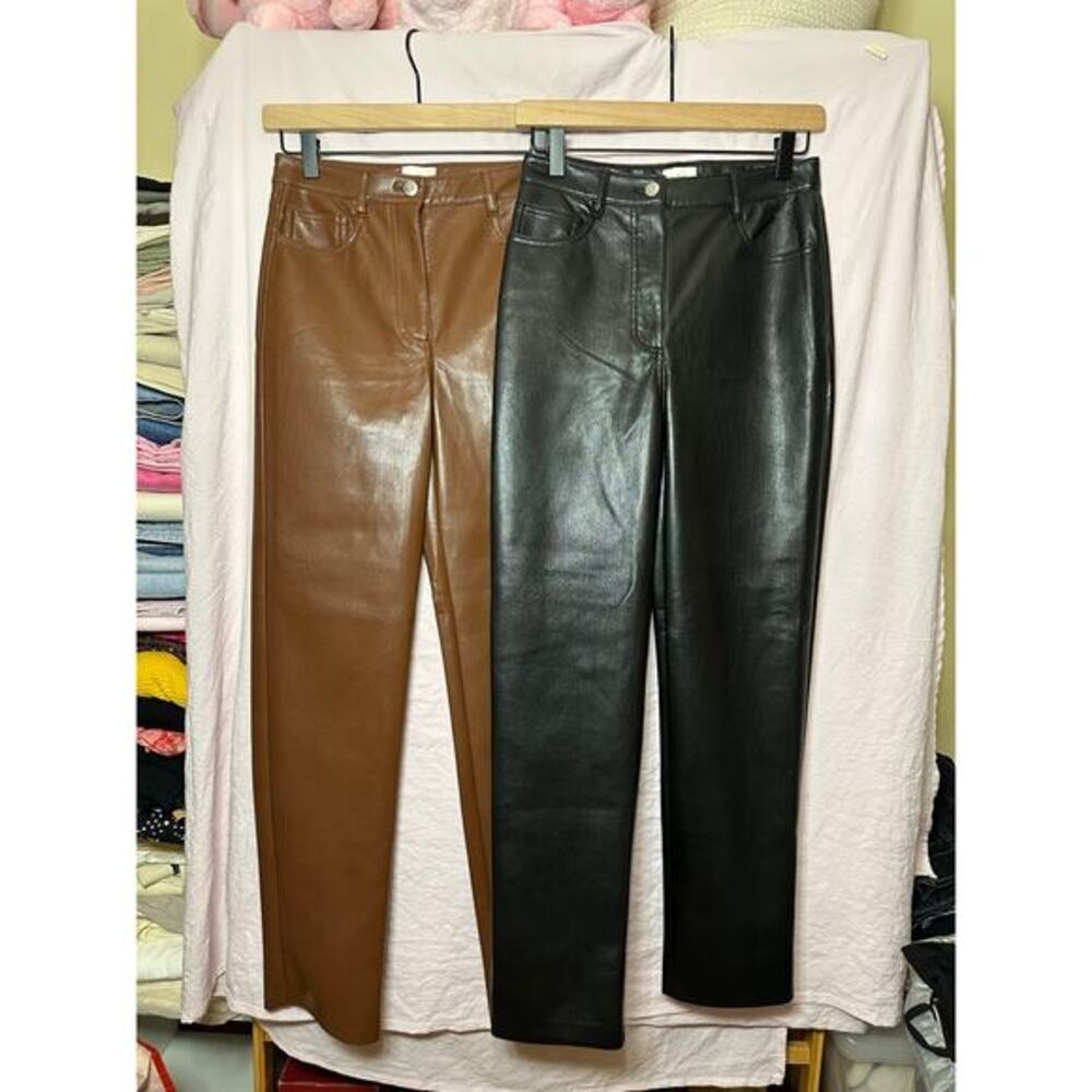 Aritzia Wilfred Melina‎ Pants Bundle Size 2 Faux Leather Pants Size 4